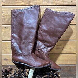 Mootsies Tootsies “Sundance” Genuine Leather Tall Riding Boots – Size 6½ M